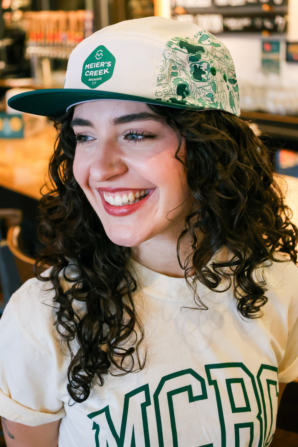 White Map Hat