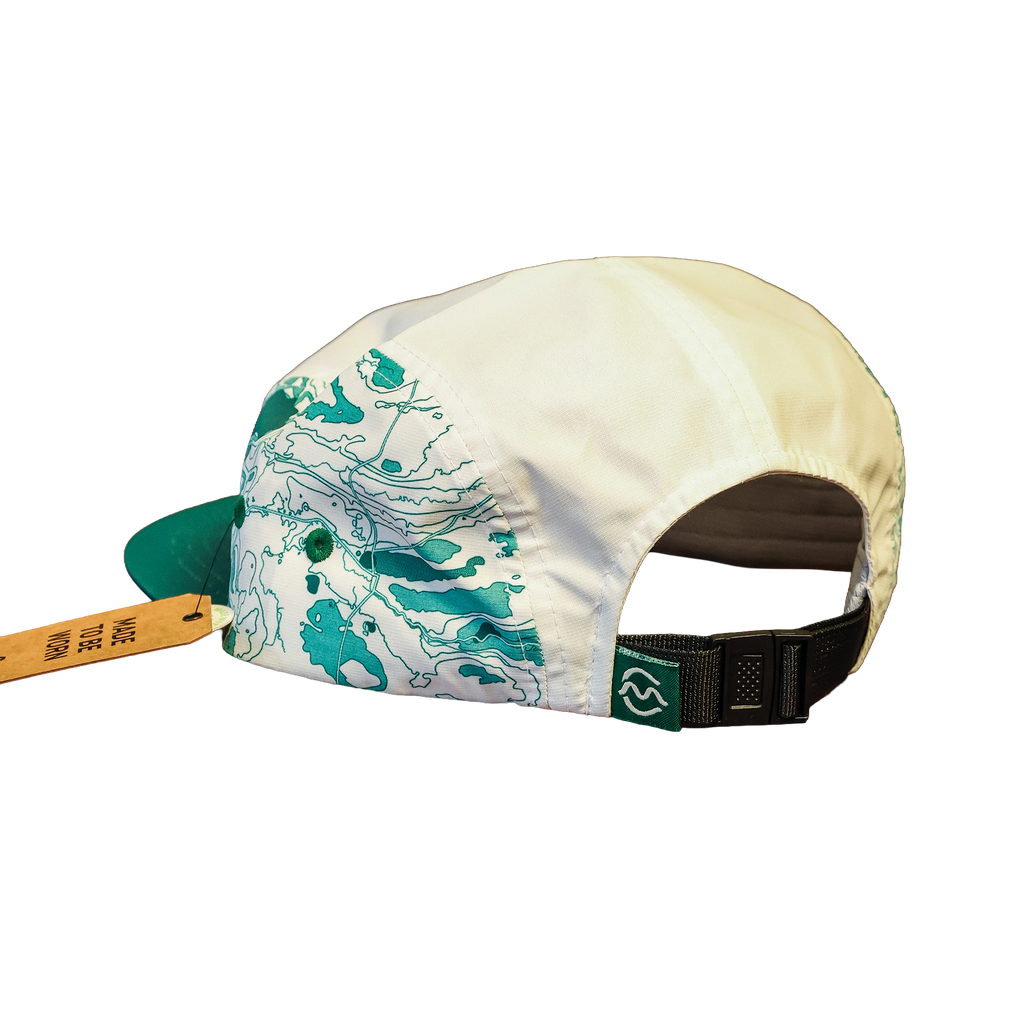 White Map Hat