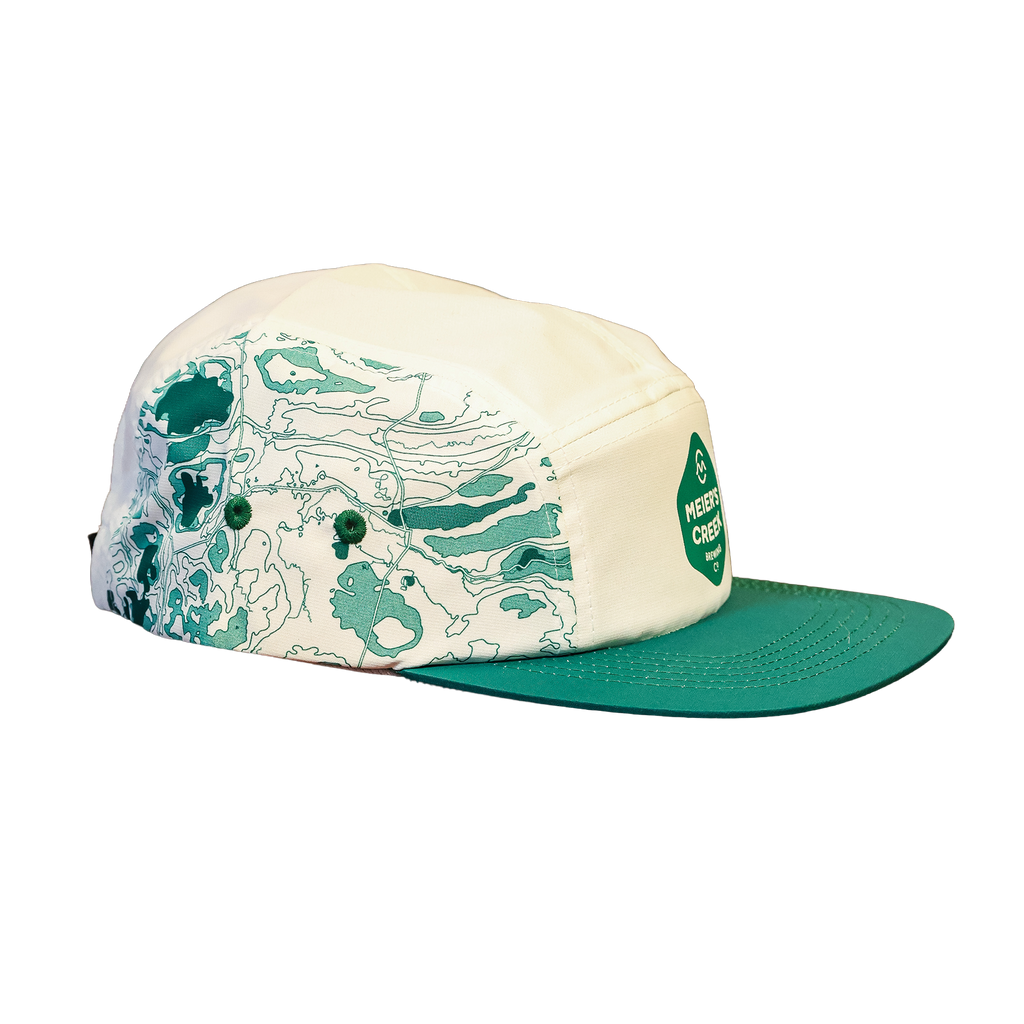 White Map Hat