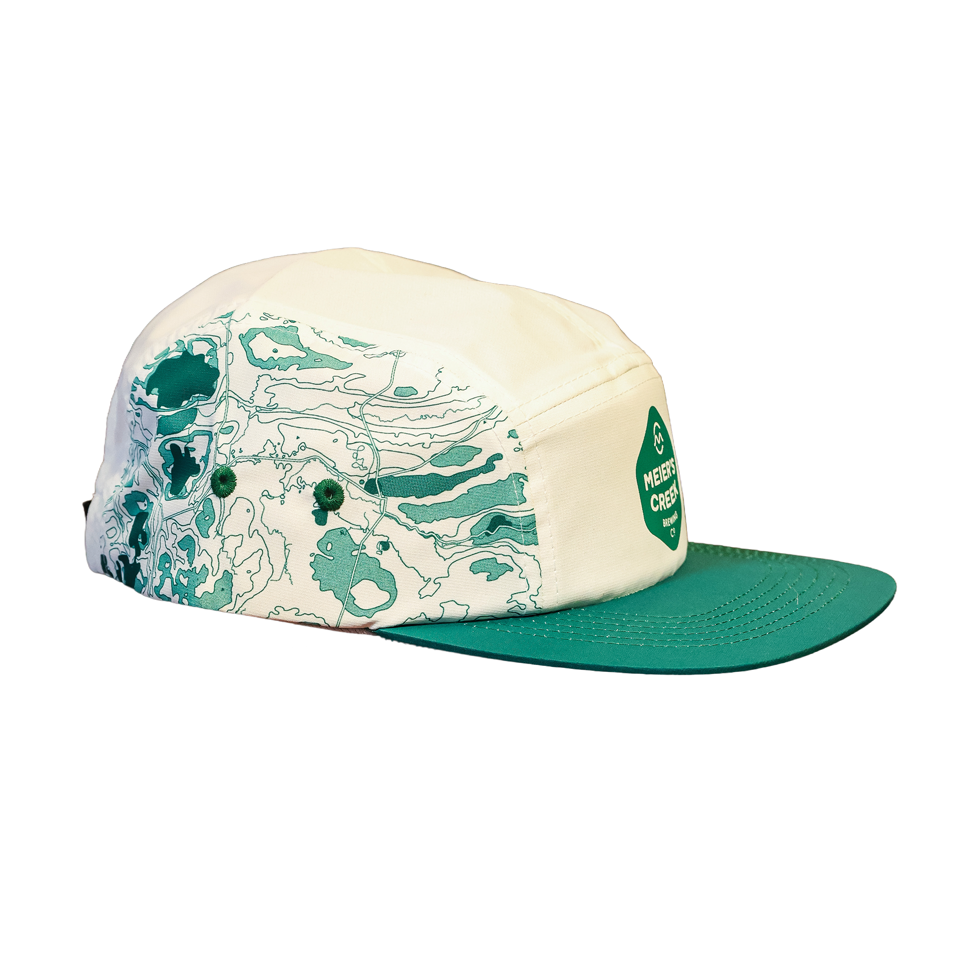 White Map Hat