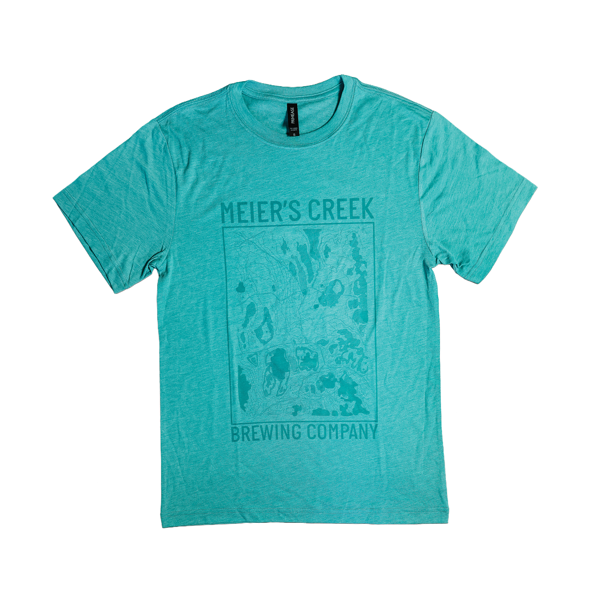 Teal Map Tee